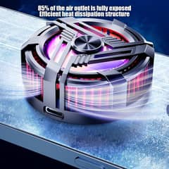 Al-02 Original Mobile Cooler Magnetic Phone Cooler Fan With Rgb Light