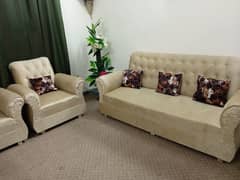 Sofa Set 5 Seater New Velvet With 5 Cushion l Contact 0331-5507990