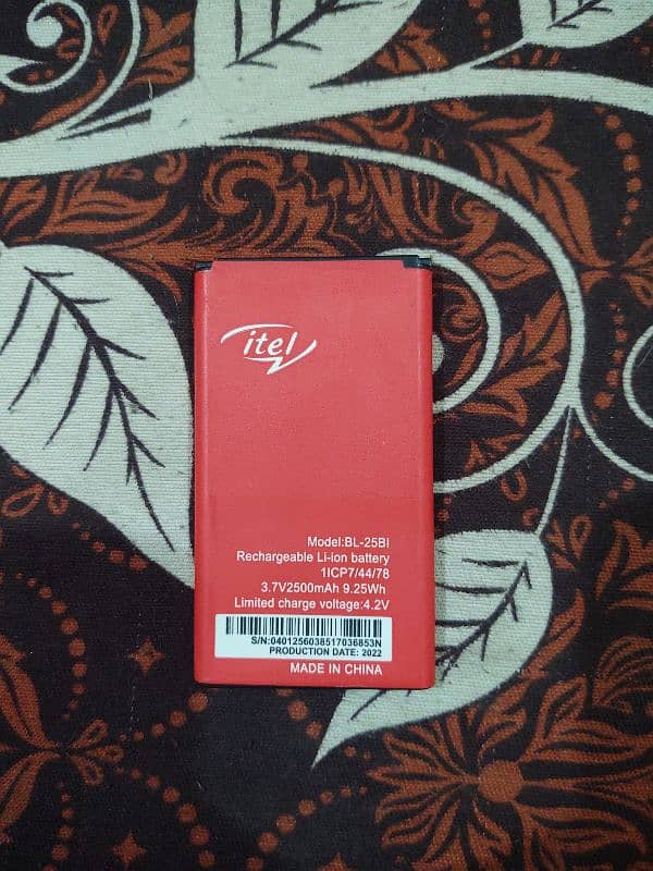 Itel battery 0