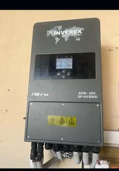 inverex nitrox 8kw | only whatsapp voice | ip65 | 7-8 months used