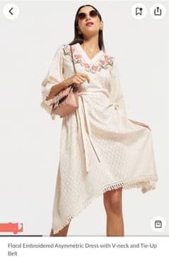 Splash Embroidered dress