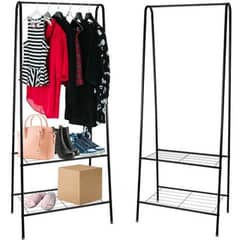 Cloth hanger stand with Shoe Rack