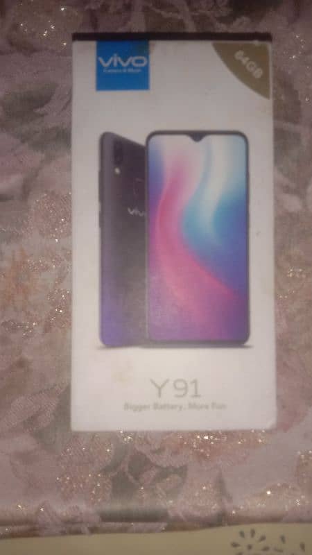 vivo y91 mobile 3/64 with box 0