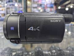 Sony AX53  4k Handycam  All most new 0323-2054464