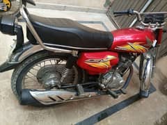 CG 125 for sell red 2021 model