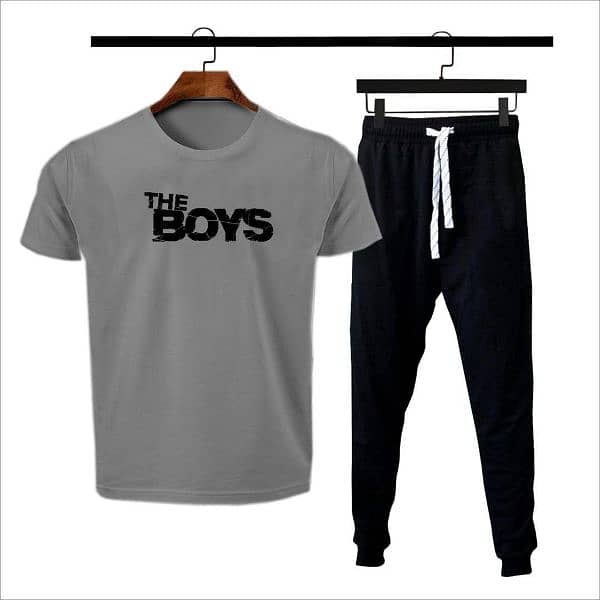 Men's Printed Fleece sweetheart Tracksuits 0