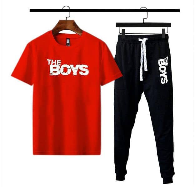 Men's Printed Fleece sweetheart Tracksuits 5