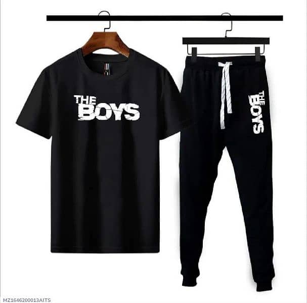 Men's Printed Fleece sweetheart Tracksuits 7