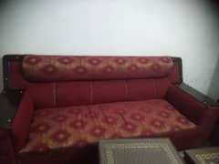 sofa set used 1/2/3 condition good