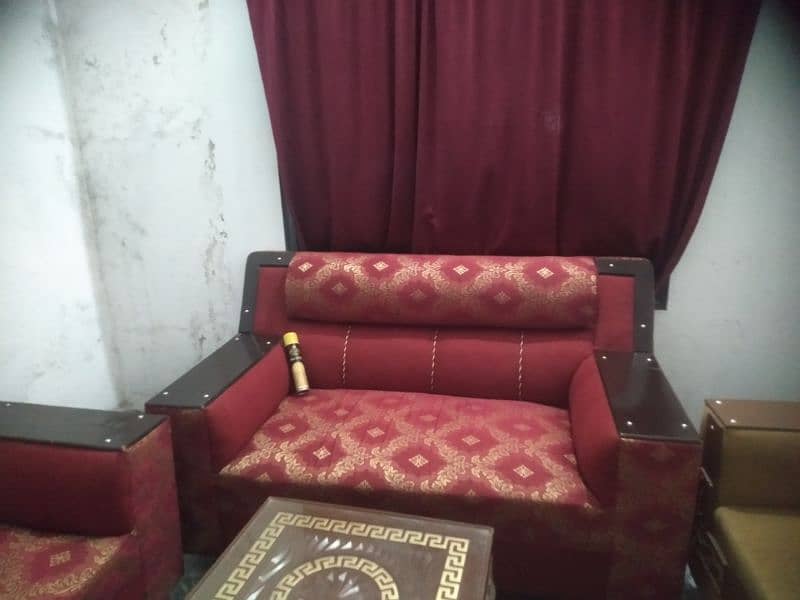sofa set used 1/2/3 condition good 1