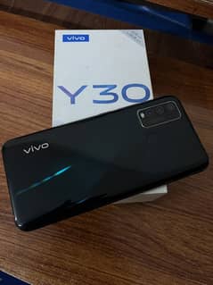 Vivo Y30 (8-128) PTA . Box + Charger.