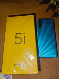 realme 5i 4+64 with box