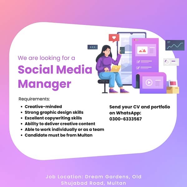 Social Media Manager & Designer 0