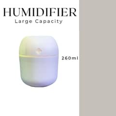 Humidifiers for room, cars kitchen etc with large capacity of 260ml