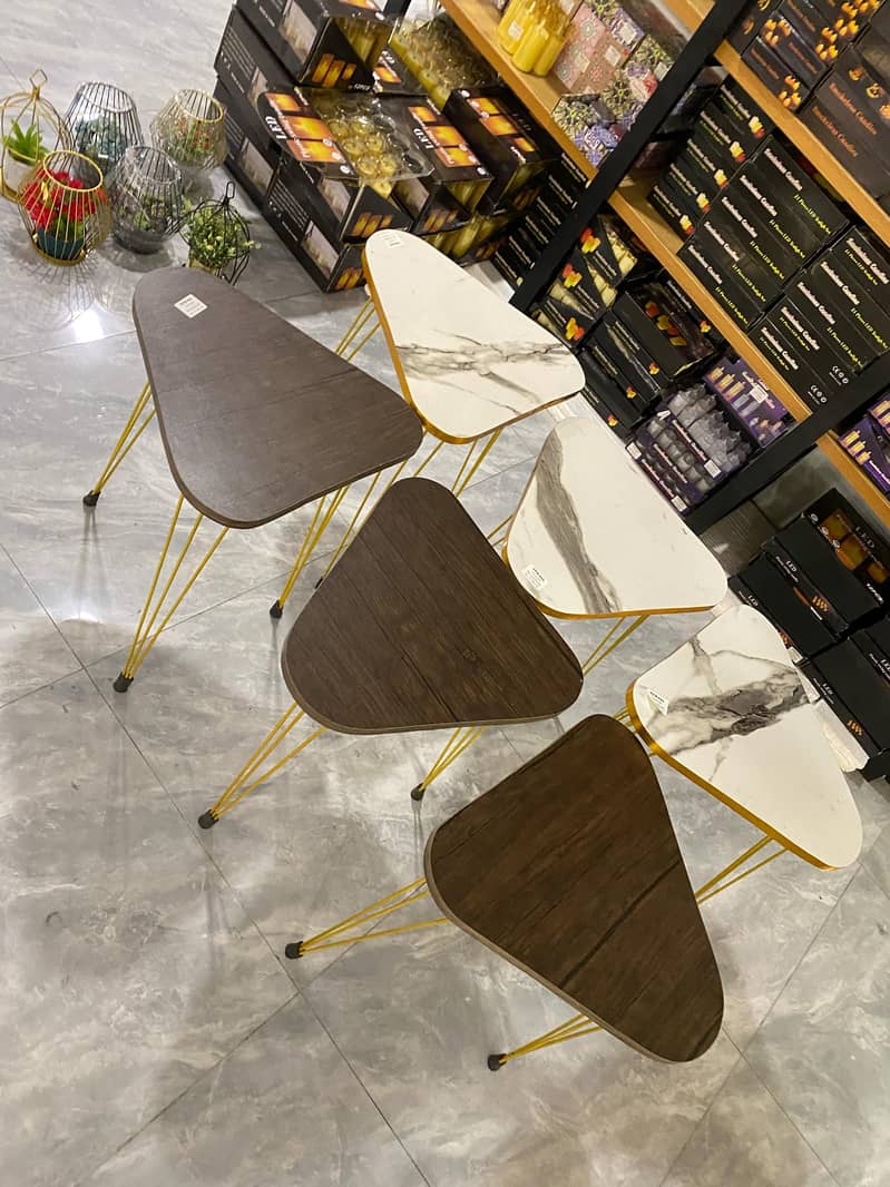 set of 3 Round coffee Table HIGH Gloss Nesting End Tables 7