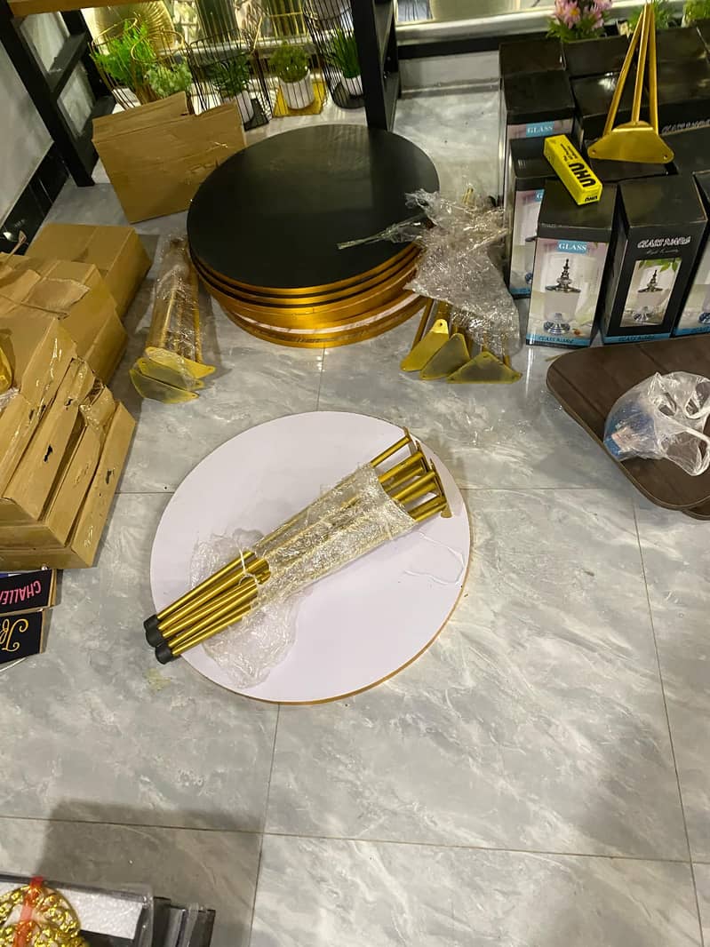 set of 3 Round coffee Table HIGH Gloss Nesting End Tables 11