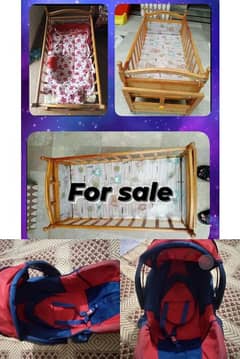 Baby Bed with swing & Matris