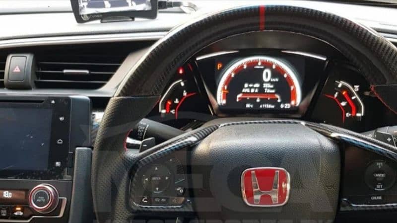 civic si red meter 1