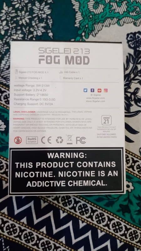 SIG 213 ELEI FOG Vape 8