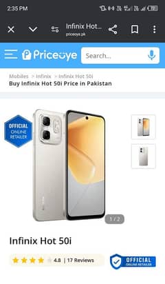 infinix hot 50i