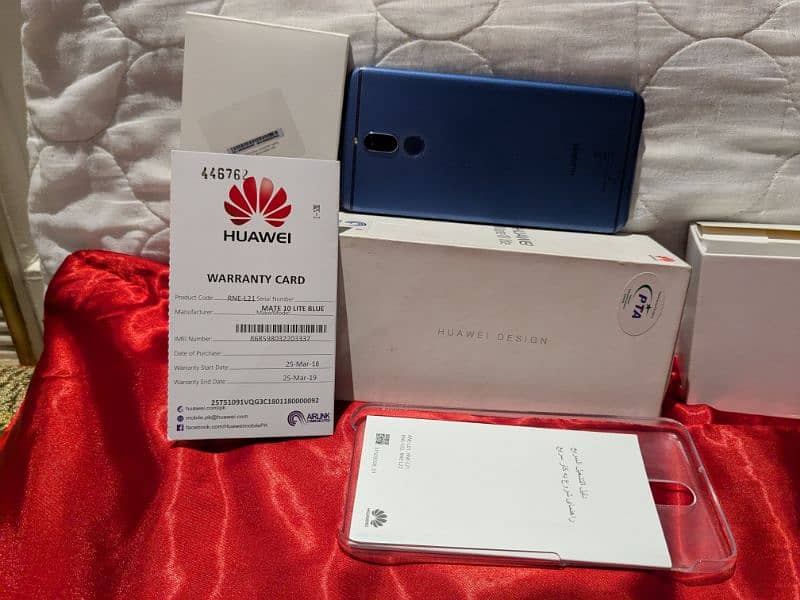 Huawei Mate 10 Lite - New condition Dual sim PTA approved with Box 2