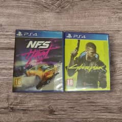 PS4 two games (NFS+cyberpunk)(exchange possible)