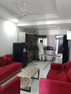 E-11 CAPITAL RESIDENCIA 1bed Fully Furnished flat available for rent only family