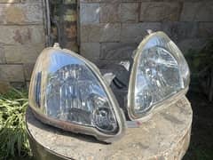 Toyota vitz 2003 front lights. Genuine japanese