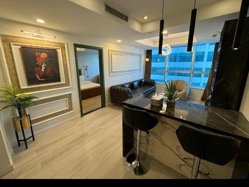 1&2 BHK luxurious apartment available for short term 0
