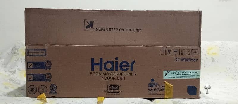 Haier DC inverter1.0 ton almost brand new ac 1