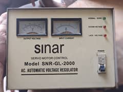 2000W 2KVA Servo Stabilizer less Used.