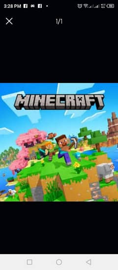 Minecraft game for pc and mobile