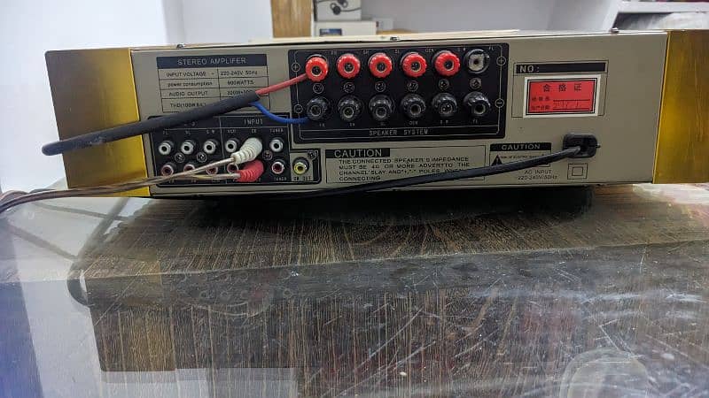 Qinxwz power + mono amplifier 600watt 5.1 channel 4