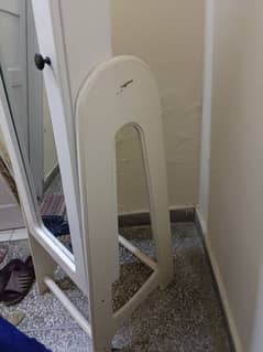 full length mirror with cupboard