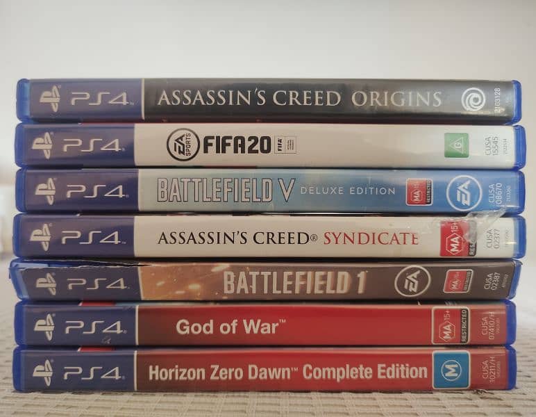 PS4 7cds 0