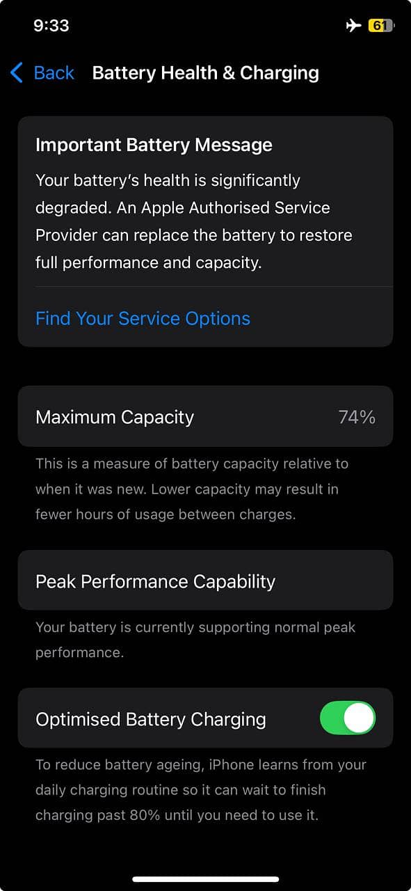 iphone XS 256 GB WATER PACK FU 3