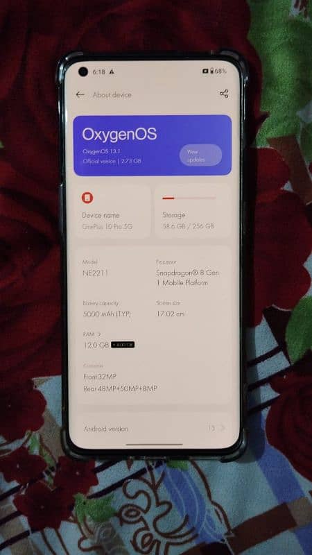One Plus 10 pro Non Pta 6