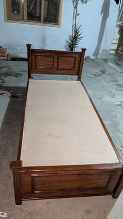 single bed wooden (new)