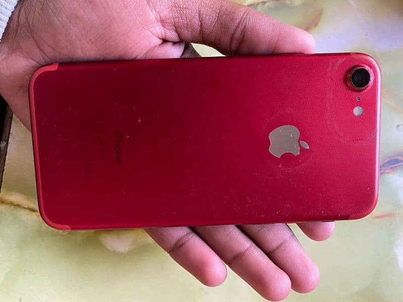 I phone 7 / Red color / 128GB / PTA PROVE / 03056472540 2