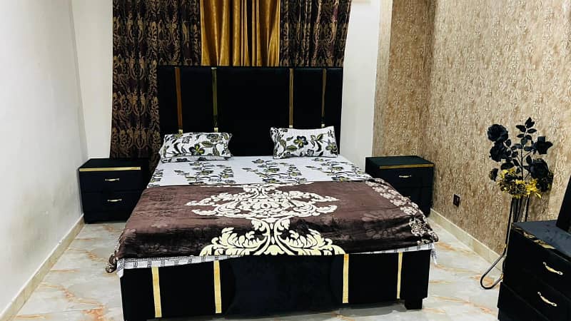 One Bed Apartment For Rent Per day And Short Stay Avil In Bahria town Lahore 1