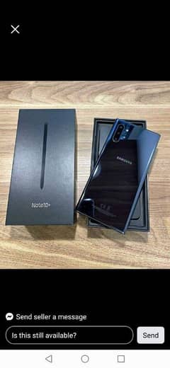 Samsung Galaxy Note 10plus 12/256gb for sale my whatsapp 0332=7426084