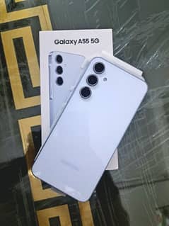 Samsung A55 5G 8 256gb PTA Approved White Color