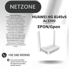 HUAWEI HG 8145V5 Epon/Gpon Dual band Ac 1200