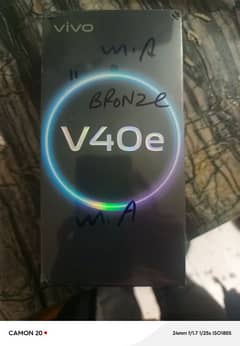 vivo v40e bronze colour brand new pack