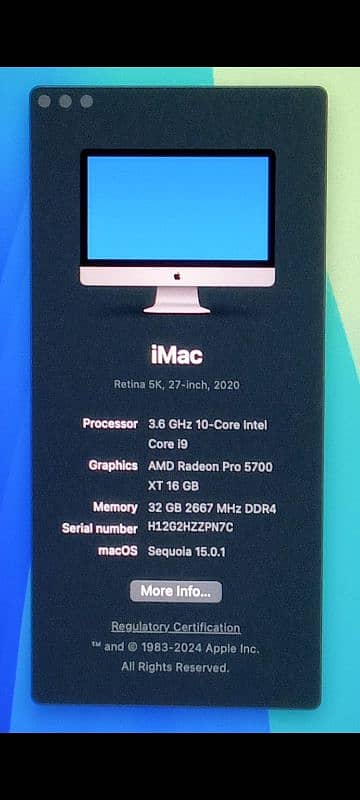 iMac 27" 2017, 2019 & 2020  Core i5, i7 & i9 with 4GB, 8GB & 16GB GPU 1