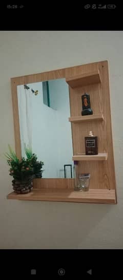 mirror with side racks