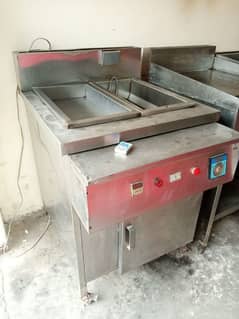 commercial fast food deep fryer, hot plate,  grill,  etc.