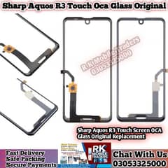 Sharp Aquos R3 Touch Oca Glass Original, R2, R3 R5 Touch Penal Avail