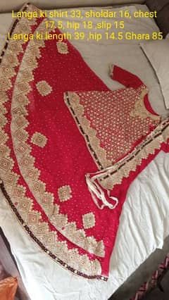 barat and walima dresses urgent sale lehnga 5000 maxi 3500