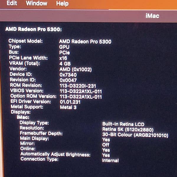 iMac Retina 5K 27" 2020 Core i5 & i7 with 4GB & 8GB Graphic Card 13